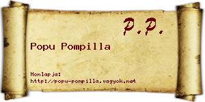 Popu Pompilla névjegykártya